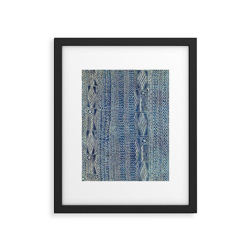 Ndop Cameroon West African Textile Print Framed Art Print Gallery Image 6