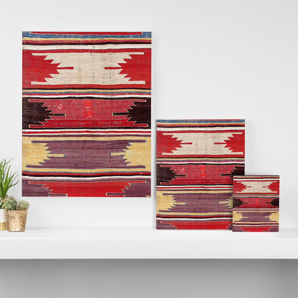 Nevsehir Cappadocian Central Anatolian Kilim Print Canvas Print Gallery Image 3