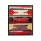Nevsehir Cappadocian Central Anatolian Kilim Print Framed Canvas Print Gallery Image 3