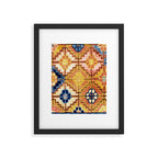 Ningxia West China Seat Cover Print Framed Art Print Gallery Image 5