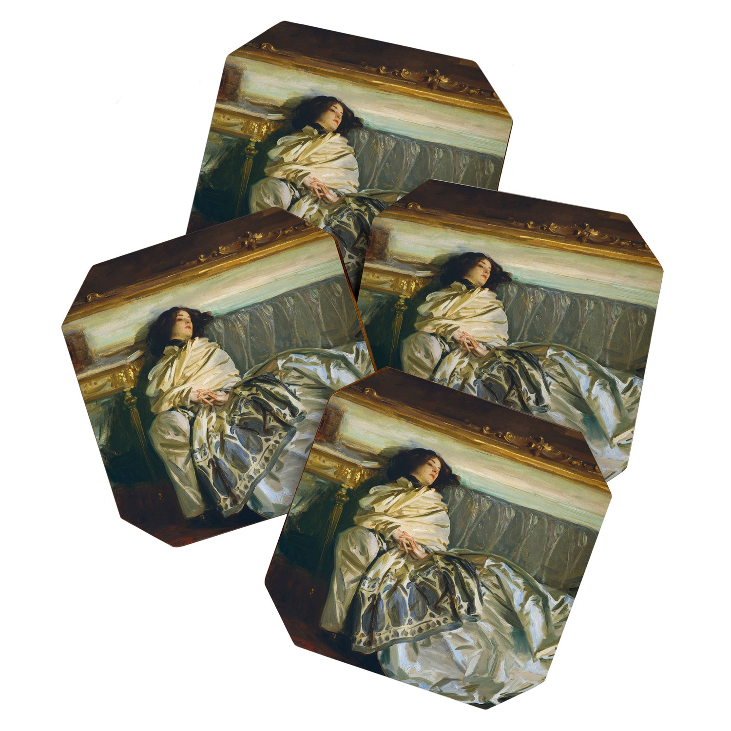 Nonchaloir (Repose), 1911, John Singer Sargent Coaster Gallery Image 1