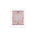 North Indian Dhurrie Kilim Print Art Print Gallery Image 1