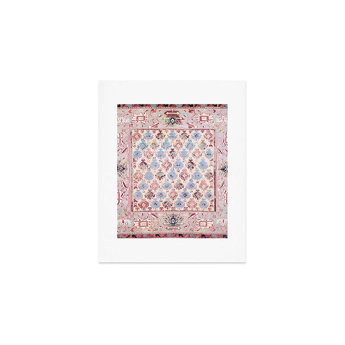 North Indian Dhurrie Kilim Print Art Print Gallery Image 1
