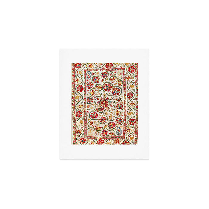 Nurata Suzani Bokhara Uzbekistan Embroidery Print Art Print Gallery Image 1