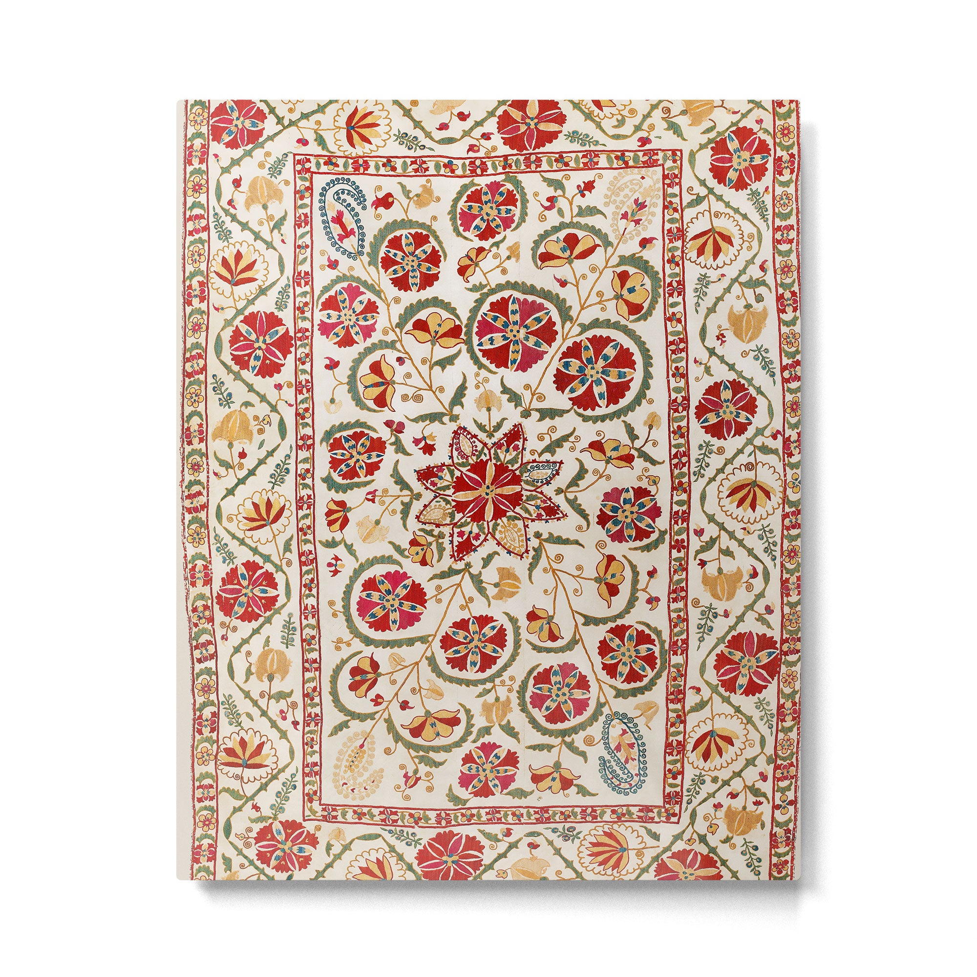 Nurata Suzani Bokhara Uzbekistan Embroidery Print Metal Print Gallery Image 4