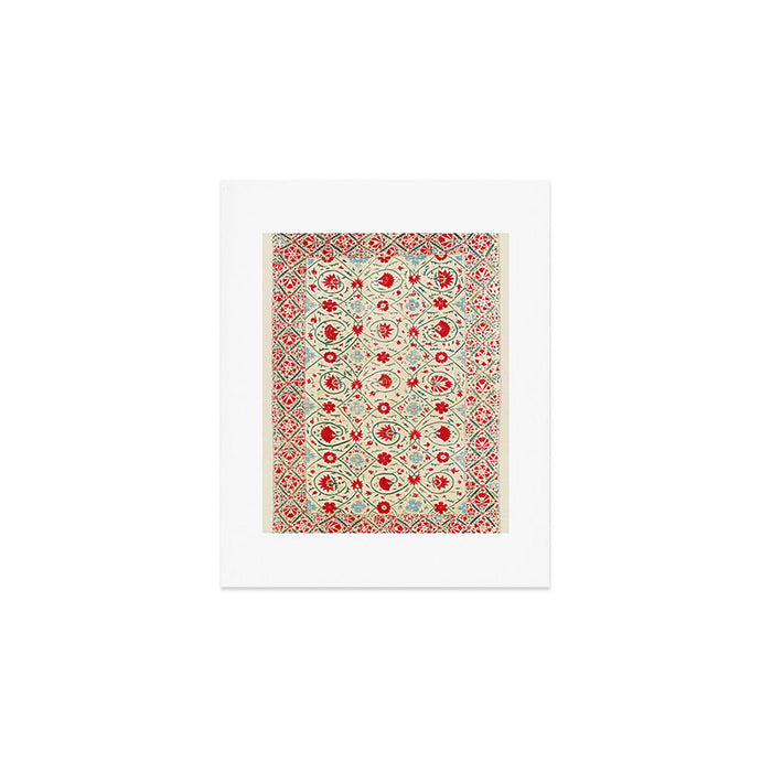 Nurata Suzani Uzbekistan Embroidery Print Art Print Gallery Image 1
