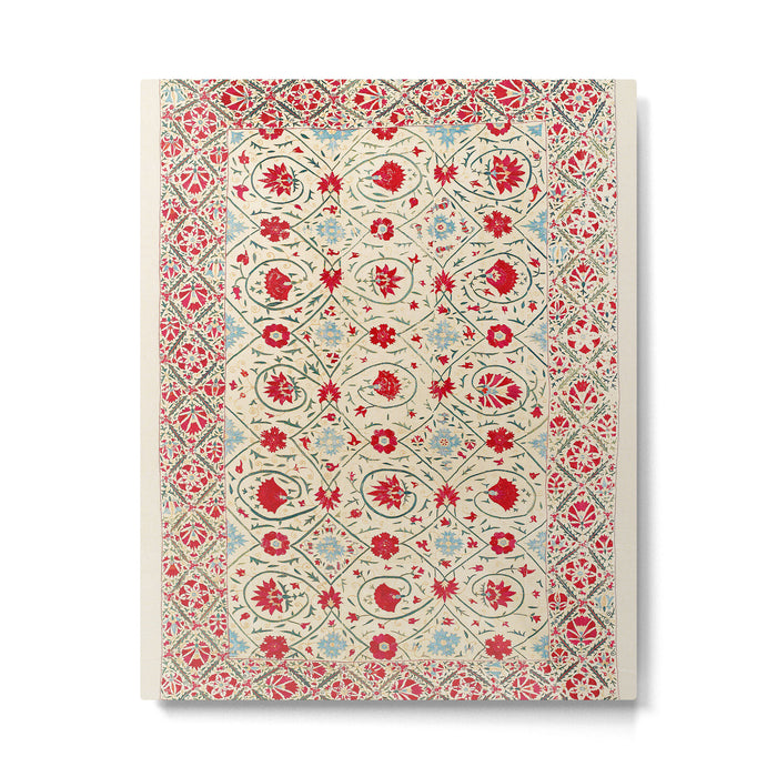 Nurata Suzani Uzbekistan Embroidery Print Metal Print Gallery Image 1