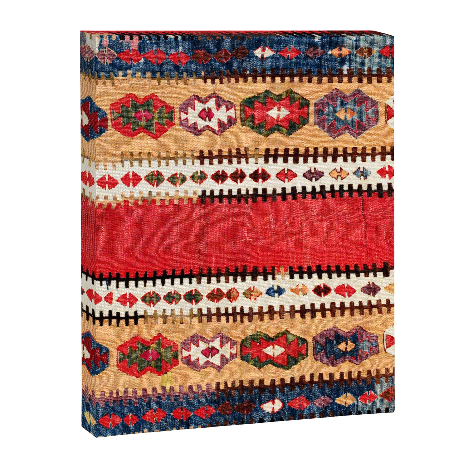 Obruk  Antique Konya Turkish Kilim Print Canvas Print Gallery Image 3