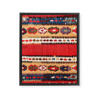 Obruk  Antique Konya Turkish Kilim Print Framed Canvas Print Gallery Image 3