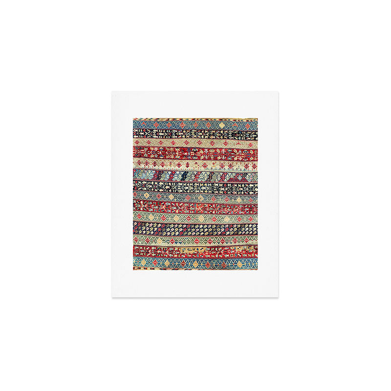 Ottoman Manisa West Anatolian Kilim Print Art Print Gallery Image 1