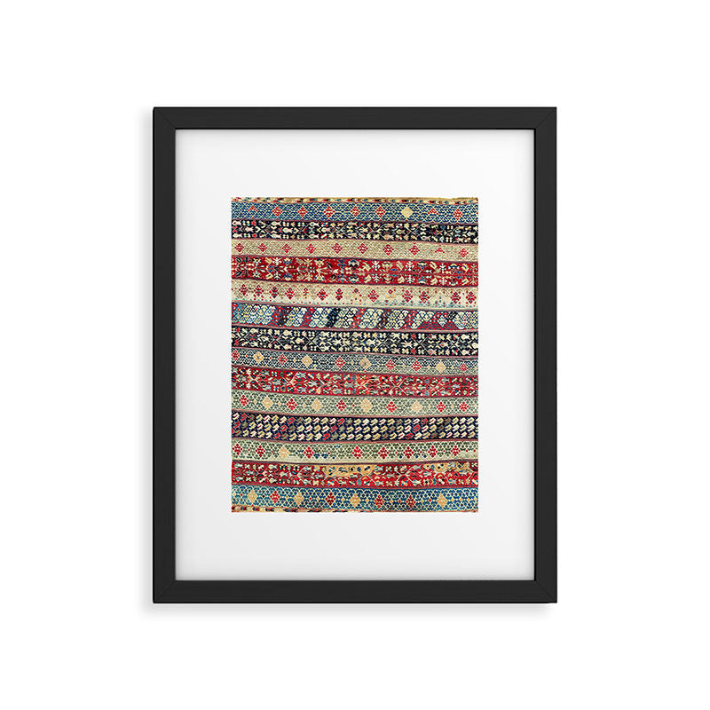 Ottoman Manisa West Anatolian Kilim Print Framed Art Print Gallery Image 4