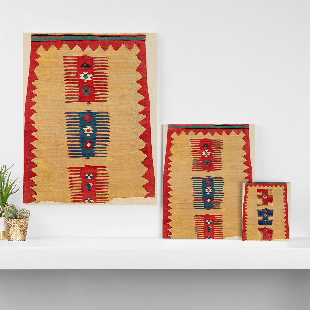 Parmakli Kütahya West Anatolian Kilim Print Canvas Print Gallery Image 3