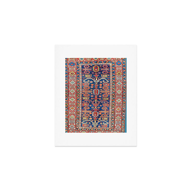 Perepedil Shirvan East Caucasus Rug Print Art Print Gallery Image 1