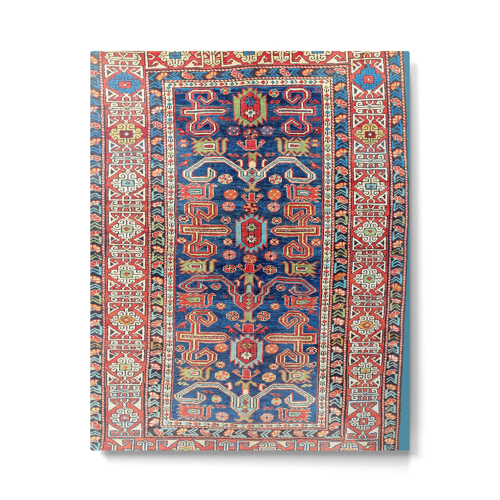 Perepedil Shirvan East Caucasus Rug Print Metal Print Gallery Image 4
