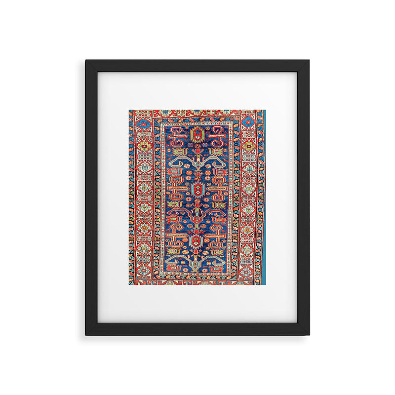 Perepedil Shirvan East Caucasus Rug Print Framed Art Print Gallery Image 4