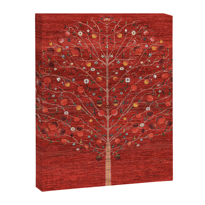 Pomegranate Tree Antique Persian Rug Pattern Canvas Print Gallery Image 1