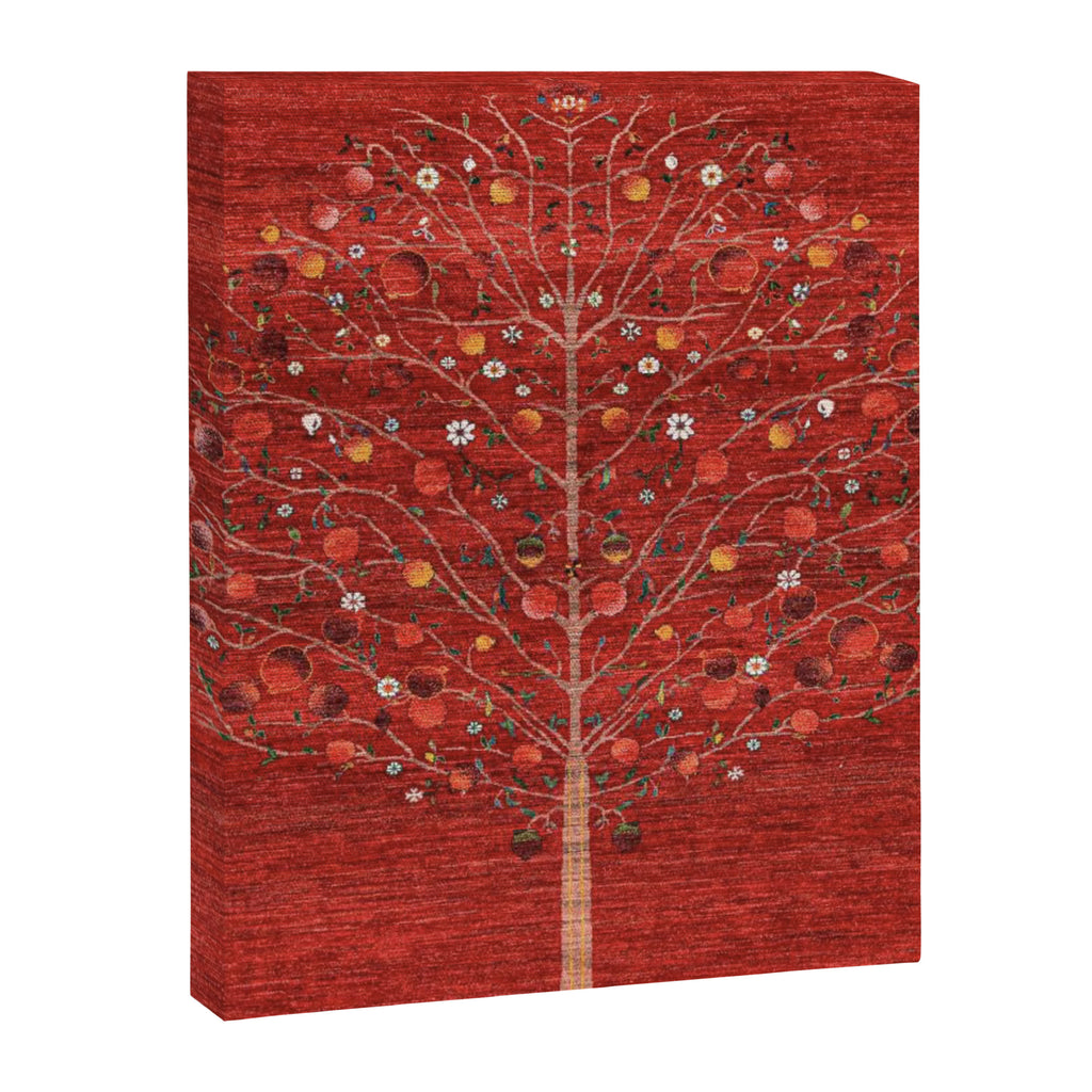 Pomegranate Tree Antique Persian Rug Pattern Canvas Print Gallery Image 3