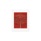 Pomegranate Tree Antique Persian Rug Pattern Art Print Gallery Image 1