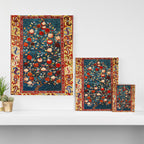 Pomegranate Tree Azerbaijan Rug Canvas Print Gallery Image 3