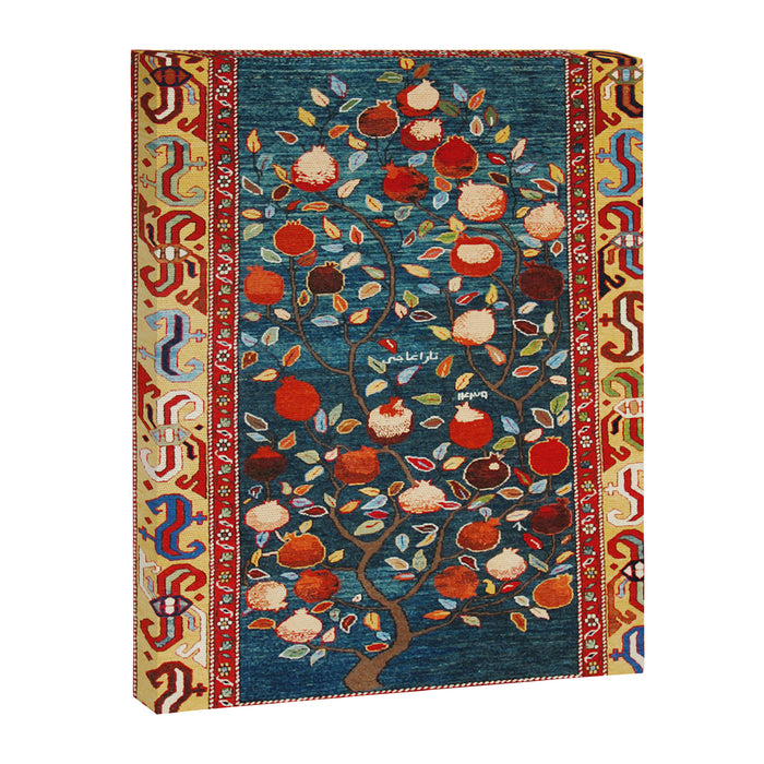 Pomegranate Tree Azerbaijan Rug Canvas Print Gallery Image 1