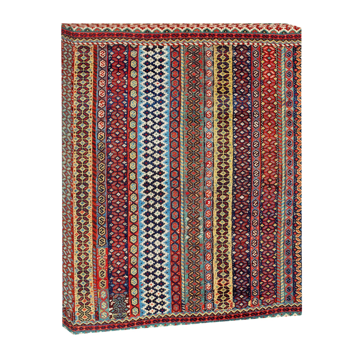 Qashqaâi Amaleh Fars Southwest Persian Rug Canvas Print Gallery Image 3