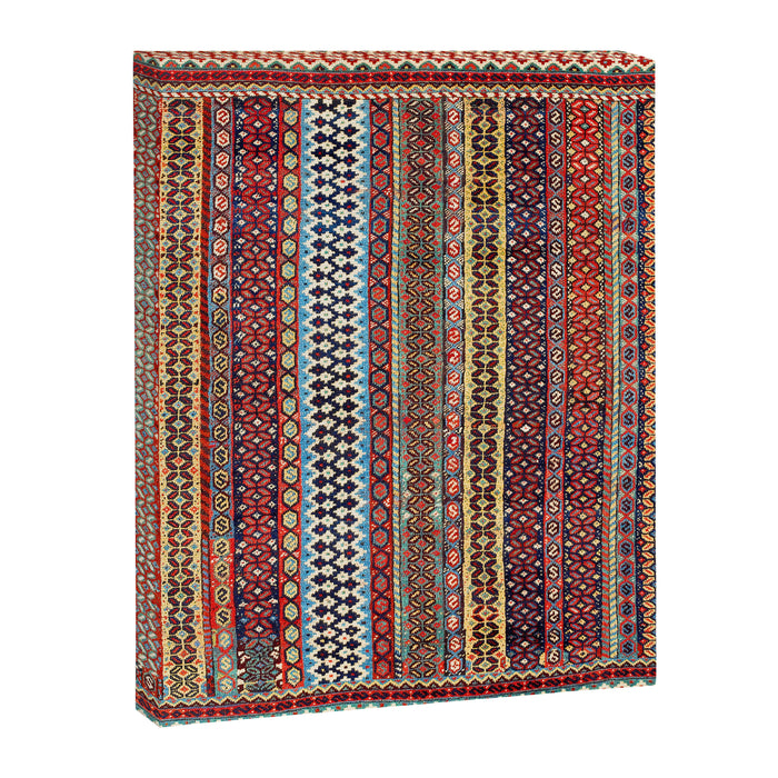 Qashqaâi Amaleh Fars Southwest Persian Rug Canvas Print Gallery Image 1
