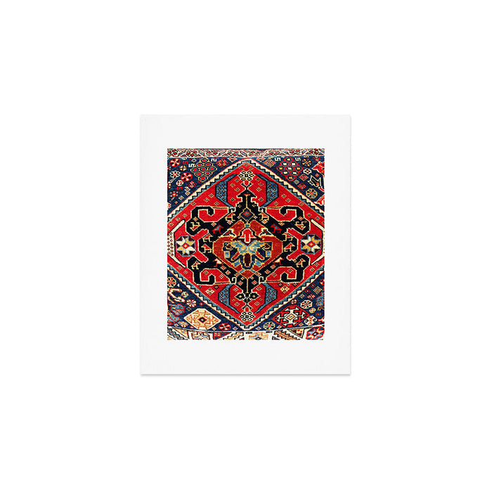 Qashqaâi Antique Fars Persian Bag Face Print Art Print Gallery Image 1