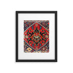 Qashqaâi Antique Fars Persian Bag Face Print Framed Art Print Gallery Image 6