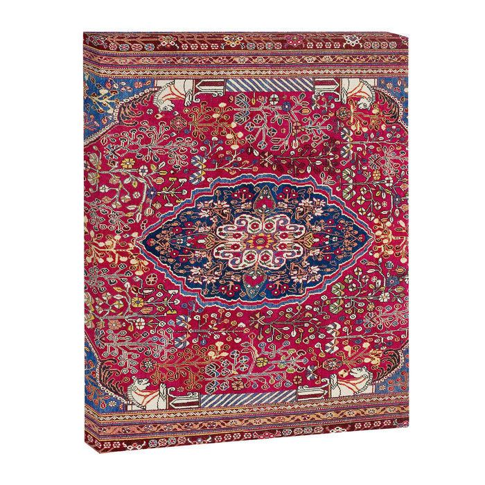 Qashqaâi  Antique Fars Persian Rug Print Canvas Print Gallery Image 1