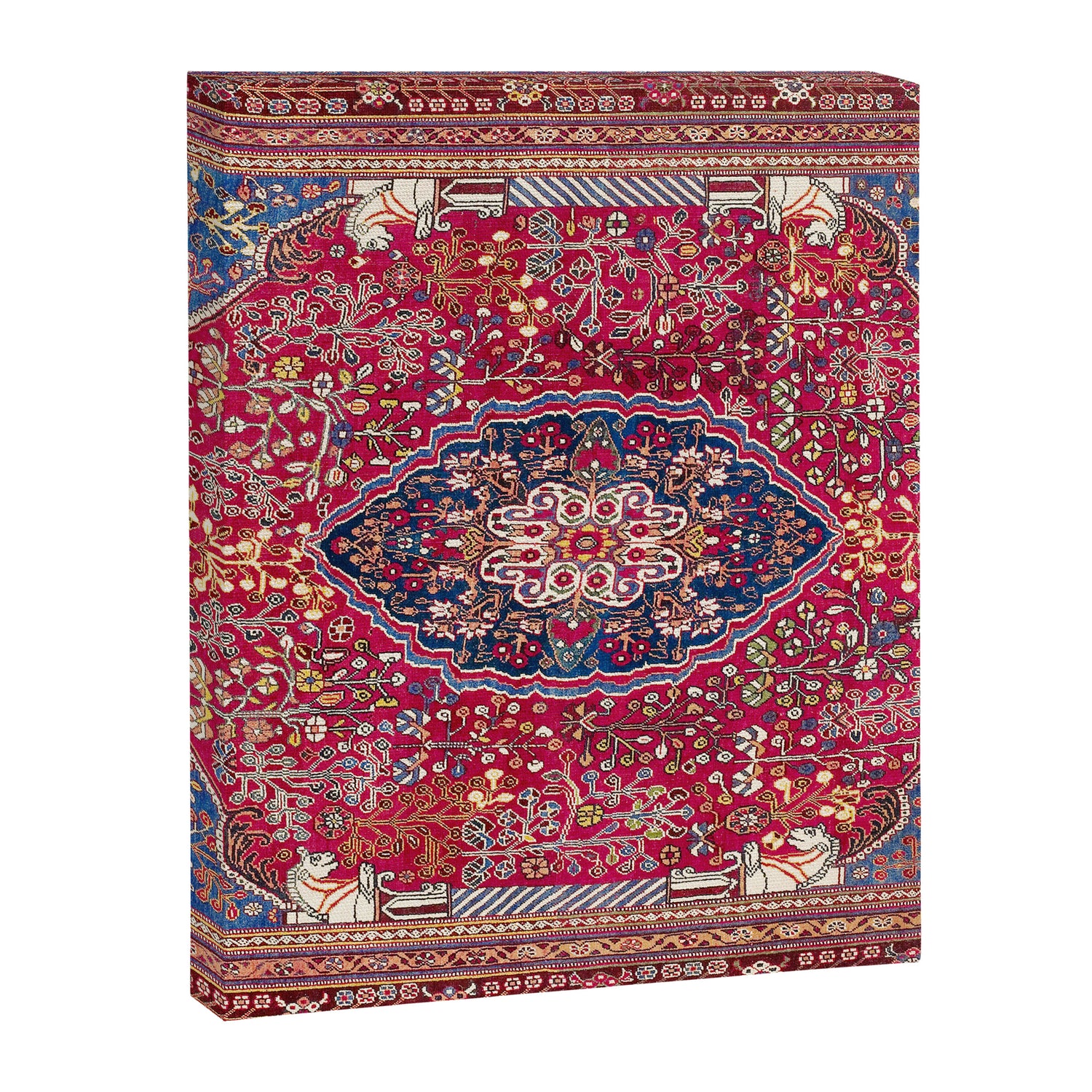 Qashqaâi  Antique Fars Persian Rug Print Canvas Print Gallery Image 3