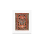 Qashqa'i  Antique Fars Southwest Persian Rug Print Art Print Gallery Image 1