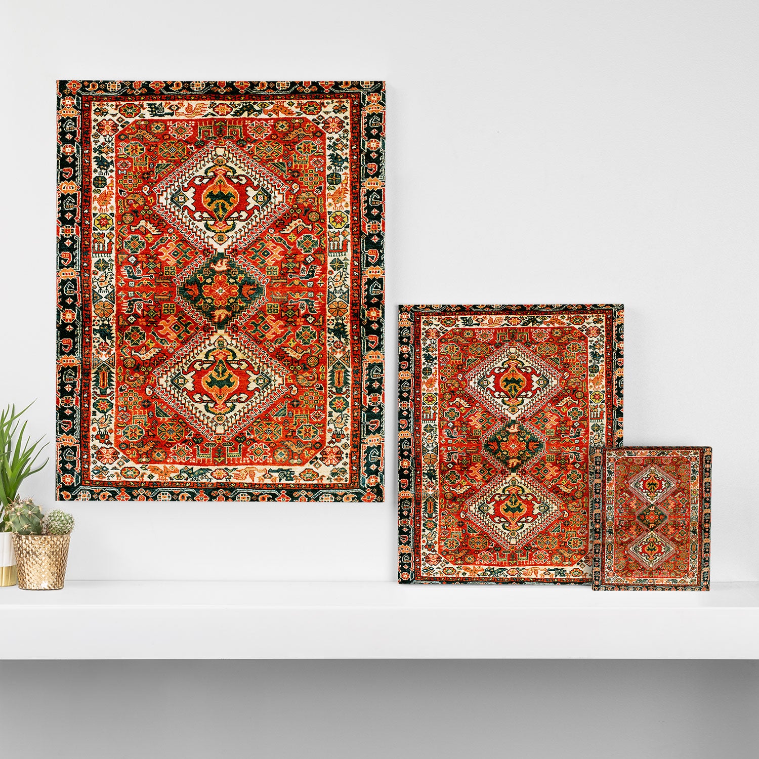 Qashqa'i Fars South West Persian Rug Print Canvas Print Gallery Image 3