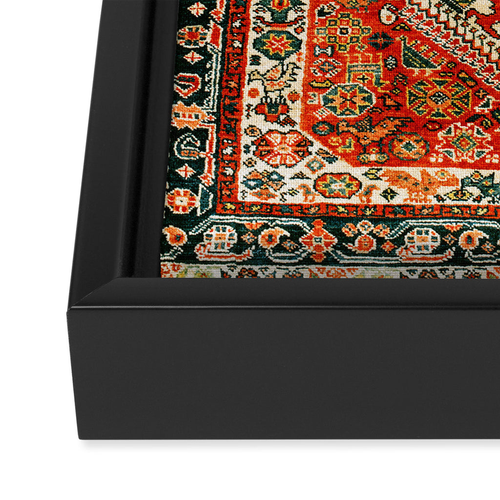 Qashqa'i Fars South West Persian Rug Print Framed Canvas Print Gallery Image 3