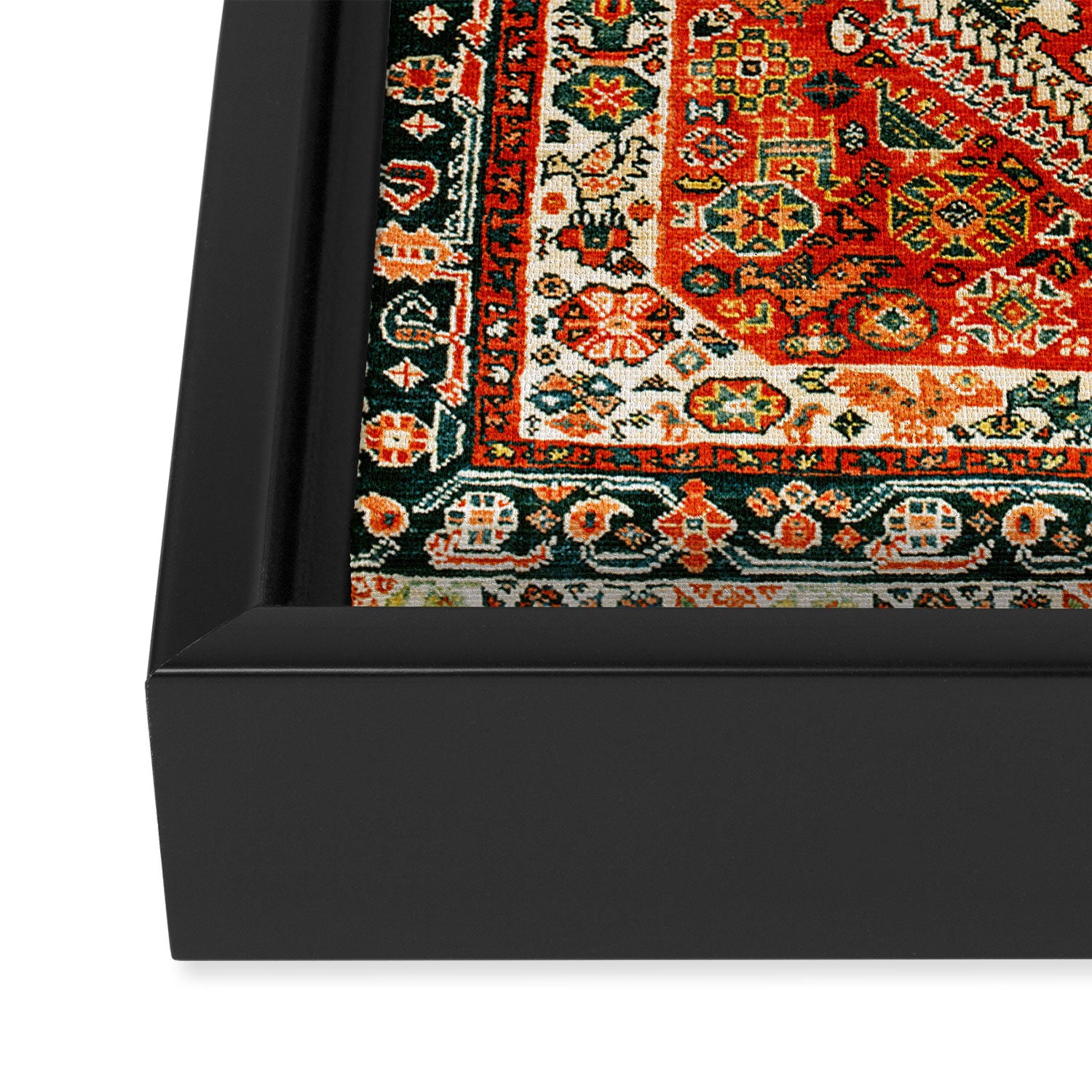 Qashqa'i Fars South West Persian Rug Print Framed Canvas Print Gallery Image 3