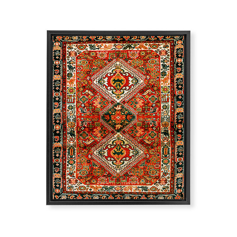 Qashqa'i Fars South West Persian Rug Print Framed Canvas Print Gallery Image 3