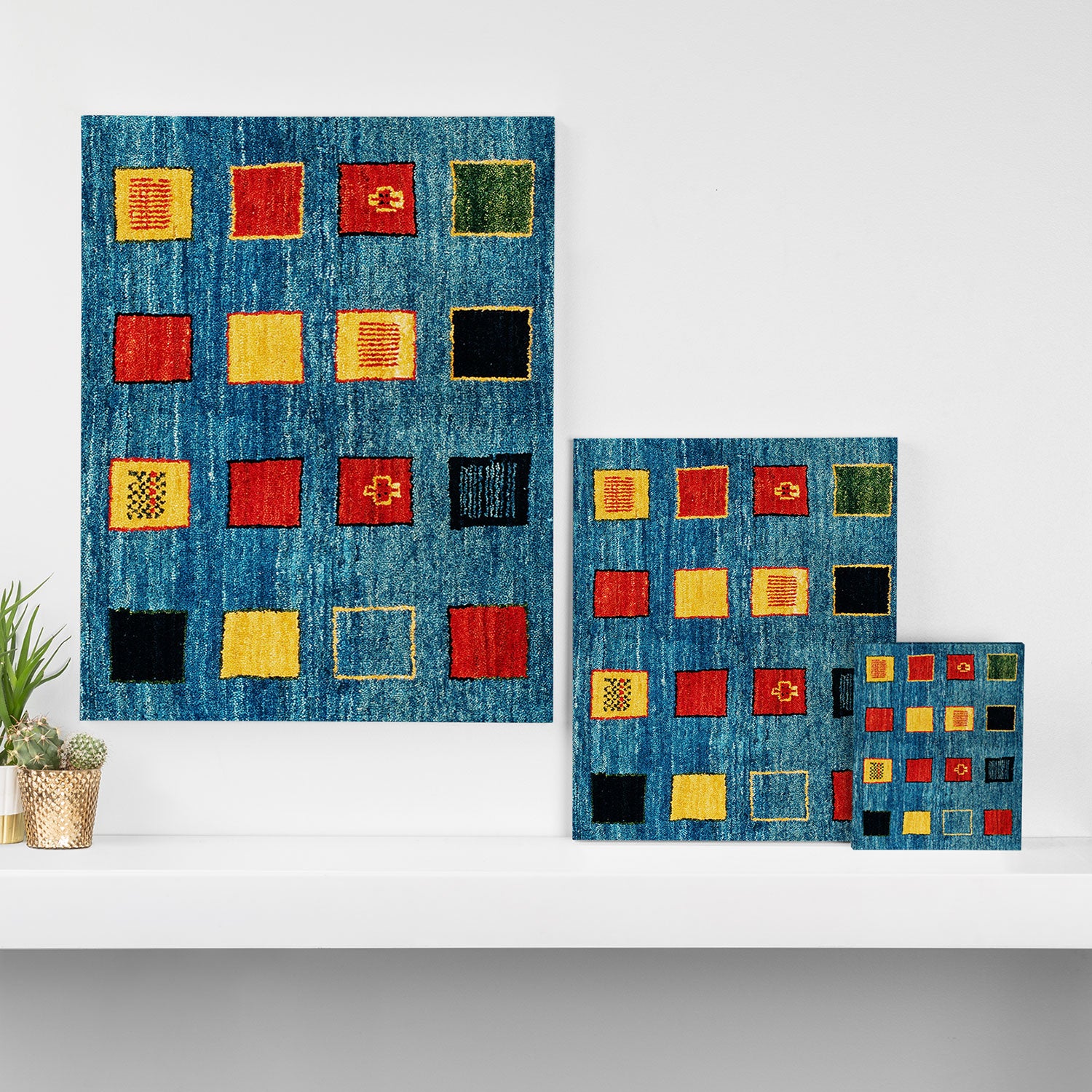 Qashqai Fars South West Persian Rug Print Canvas Print Gallery Image 3