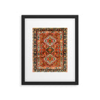 Qashqa'i Fars South West Persian Rug Print Framed Art Print Gallery Image 5