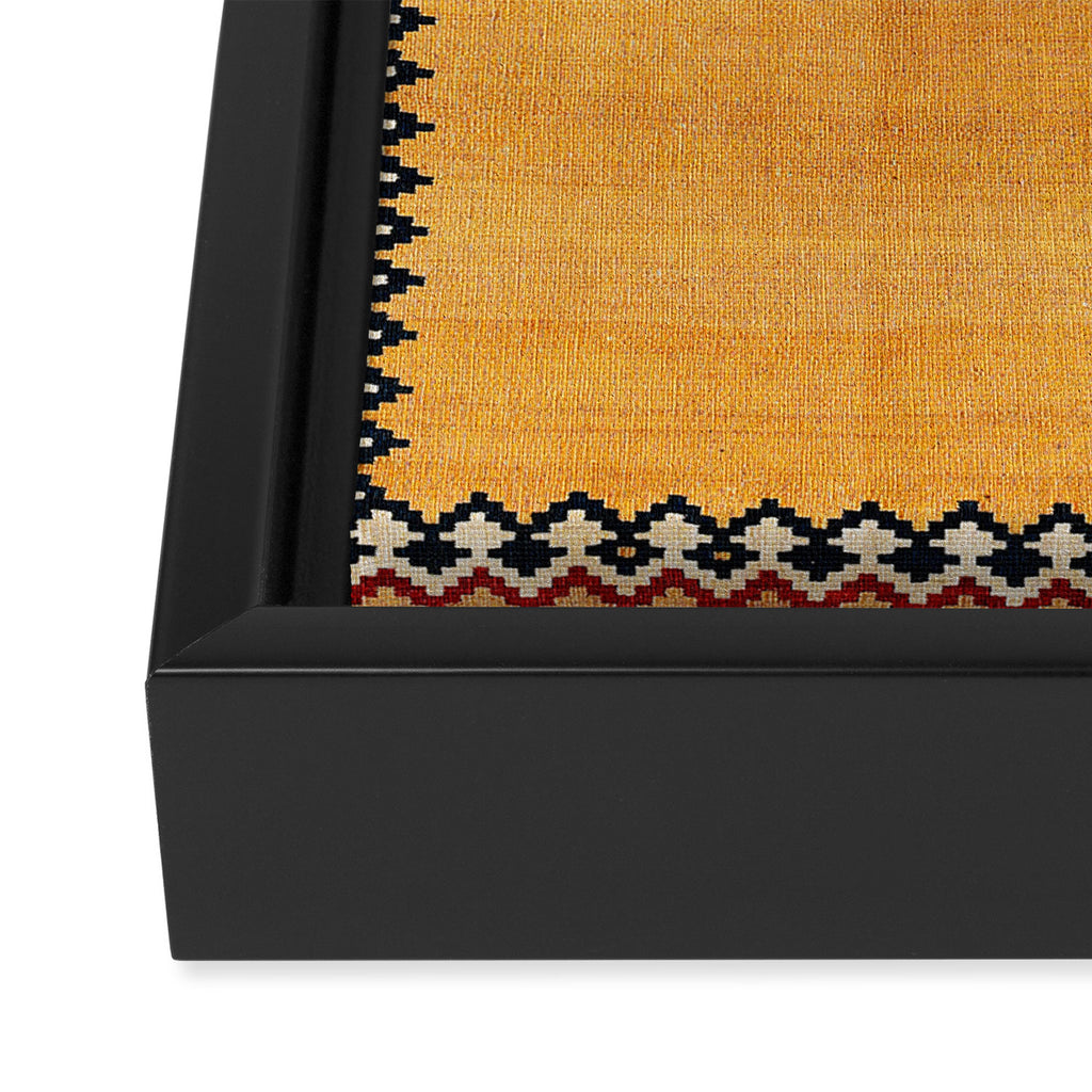 Qashqaâi Fars Southwest Persian Kilim Print Framed Canvas Print Gallery Image 3