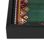 Qashqaâi Fars Southwest Persian Kilim Print Framed Canvas Print Gallery Image 3