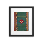 Qashqaâi Fars Southwest Persian Kilim Print Framed Art Print Gallery Image 5