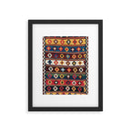 Qashqaâi Fars Southwest Persian Kilim Print Framed Art Print Gallery Image 4