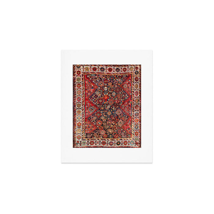 Qashqaâi Fars Southwest Persian Nomad Rug Print Art Print Gallery Image 1