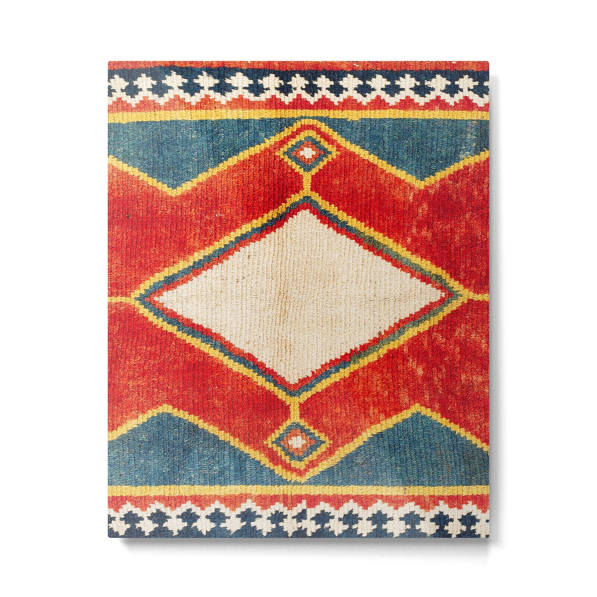 Qashqaâi Gabbeh Fars Southwest Persian Rug Print Metal Print Gallery Image 4