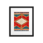 Qashqaâi Gabbeh Fars Southwest Persian Rug Print Framed Art Print Gallery Image 5