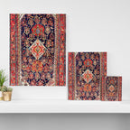 Qashqaâi Kashkuli Fars Southwest Persian Rug Canvas Print Gallery Image 3