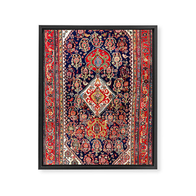 Qashqaâi Kashkuli Fars Southwest Persian Rug Framed Canvas Print Gallery Image 3