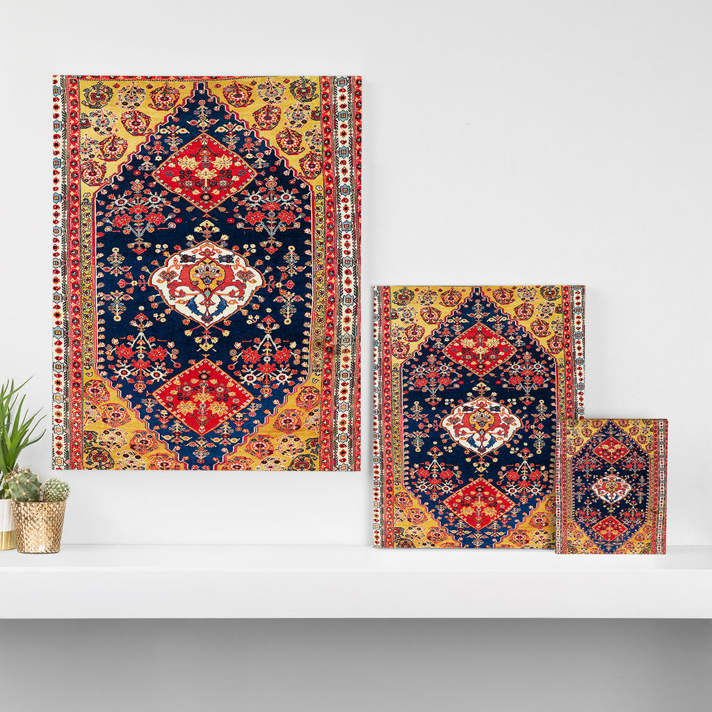 Qashqaâi Kashkuli Fars Southwest Persian Rug Print Canvas Print Gallery Image 3