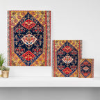 Qashqaâi Kashkuli Fars Southwest Persian Rug Print Canvas Print Gallery Image 3