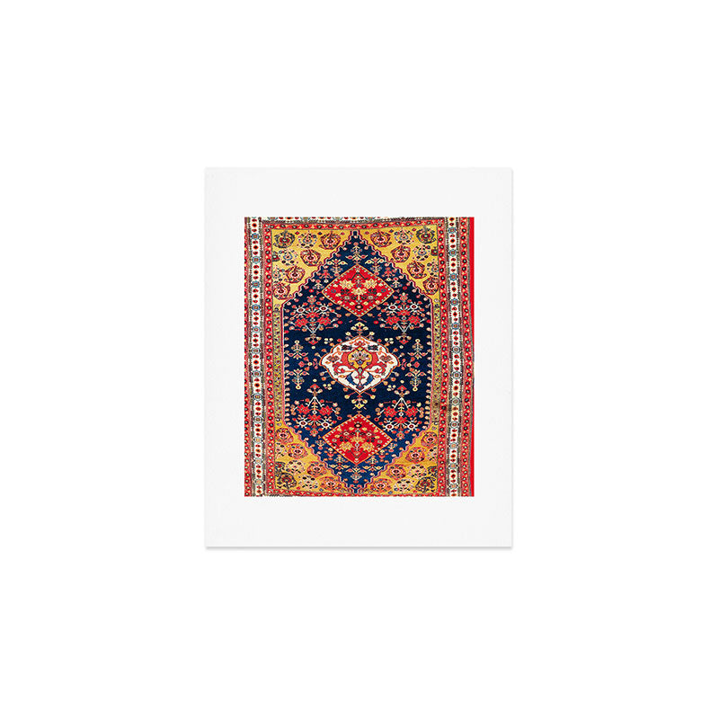 Qashqaâi Kashkuli Fars Southwest Persian Rug Print Art Print Gallery Image 1