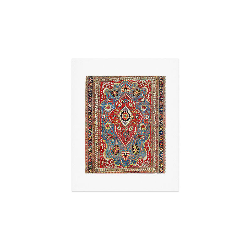 Qashqaâi Kashkuli Fars Southwest Persian Rug Print Art Print Gallery Image 1